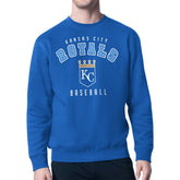 Royal Kansas City Royals Starter Team Logo Fleece Pullover Sweatshirt