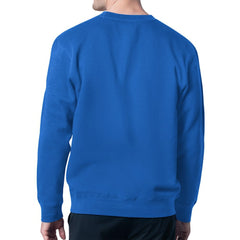 Royal Philadelphia Phillies Starter Team Logo Fleece Pullover Sweatshirt