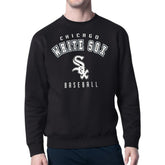 Black Chicago White Sox Starter Team Logo Fleece Pullover Sweatshirt