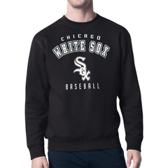 Black Chicago White Sox Starter Team Logo Fleece Pullover Sweatshirt