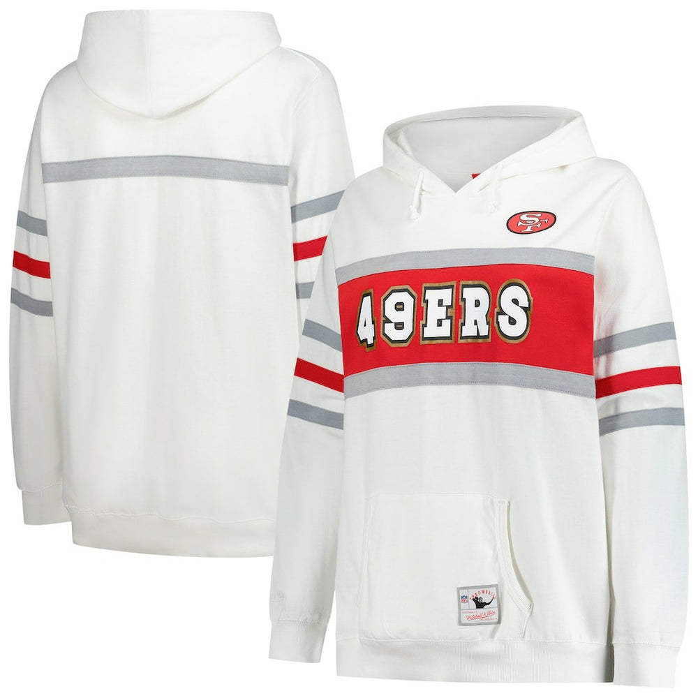 Women's Plus Size Head Coach Throwback Pullover Hoodie - San Francisco 49ers Hoodies