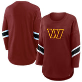 Women's Plus Size Redzone 3/4-Sleeve Scoop Neck T-Shirt - Washington Commanders T-shirts