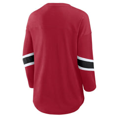 Women's Plus Size Redzone 3/4-Sleeve Scoop Neck T-Shirt - San Francisco 49ers T-shirts