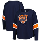 Women's Plus Size Redzone 3/4-Sleeve Scoop Neck T-Shirt - Chicago Bears T-shirts