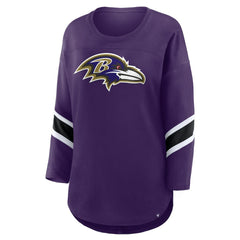 Women's Plus Size Redzone 3/4-Sleeve Scoop Neck T-Shirt - Baltimore Ravens T-shirts