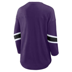 Women's Plus Size Redzone 3/4-Sleeve Scoop Neck T-Shirt - Baltimore Ravens T-shirts