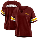 Women's Plus Size Redzone Notch Neck T-Shirt - Washington Commanders T-shirts