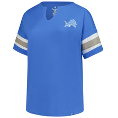 Women's Plus Size Redzone Notch Neck T-Shirt - Detroit Lions T-shirts