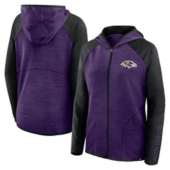 Women's Plus Size End Around Pass Full-Zip Hoodie - Baltimore Ravens Hoodies