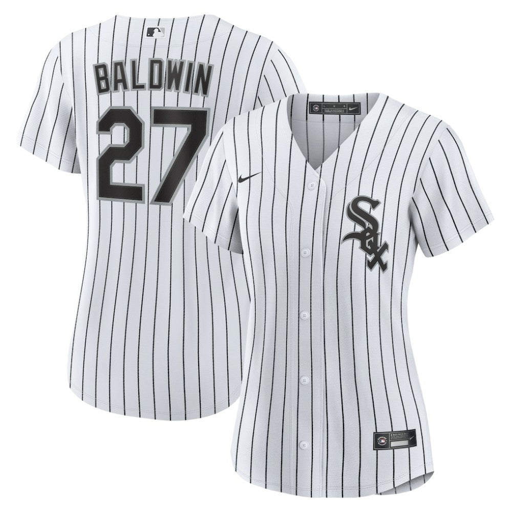 White Brooks Baldwin Chicago White Sox Nike Women's Home Replica Jersey