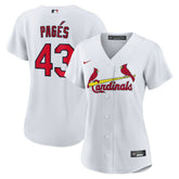 White Pedro Pagés St. Louis Cardinals Nike Women's Home Replica Jersey