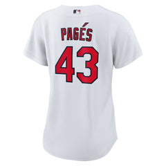 White Pedro Pagés St. Louis Cardinals Nike Women's Home Replica Jersey