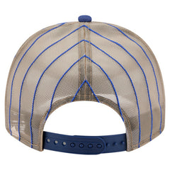 Royal Los Angeles Dodgers New Era Vintage Arched Foam Front 9FIFTY A-Frame Adjustable Trucker Hat