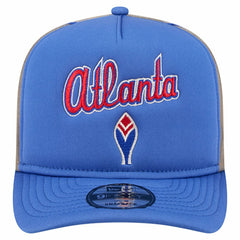 Royal Atlanta Braves New Era Vintage Arched Foam Front 9FIFTY A-Frame Adjustable Trucker Hat