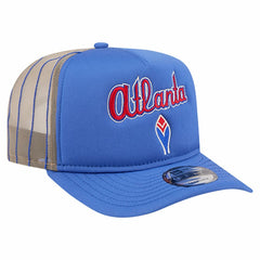 Royal Atlanta Braves New Era Vintage Arched Foam Front 9FIFTY A-Frame Adjustable Trucker Hat