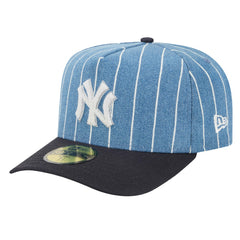 Blue/Navy New York Yankees New Era Parallel A-Frame 59FIFTY Fitted Hat