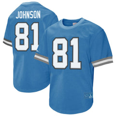 Calvin Johnson Retired Player Name & Number Mesh Top - Detroit Lions Tops
