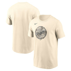 Cream Los Angeles Dodgers Nike Camo Logo T-Shirt