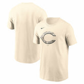 Cream Cincinnati Reds Nike Camo Logo T-Shirt