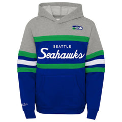 Youth Throwback Head Coach Pullover Hoodie - Seattle Seahawks Hoodies