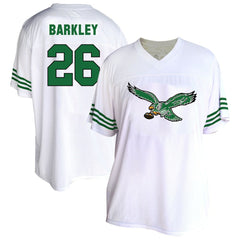 Saquon Barkley Women's Plus Size Fashion Jersey - Philadelphia Eagles Jerseys
