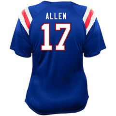 Josh Allen Women's Plus Size Name & Number Raglan Lace V-Neck T-Shirt - Buffalo Bills T-shirts