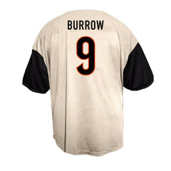 Joe Burrow Big & Tall Baseball Button-Up Shirt - Cincinnati Bengals