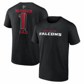 #1 Dad Jersey T-Shirt - Atlanta Falcons T-shirts