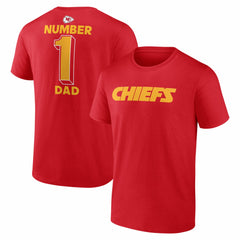 #1 Dad Jersey T-Shirt - Kansas City Chiefs T-shirts