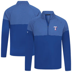 Royal Texas Rangers Levelwear Classic Stripes Insignia 2.0 Pullover