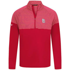 Red St. Louis Cardinals Levelwear Classic Stripes Insignia 2.0 Pullover