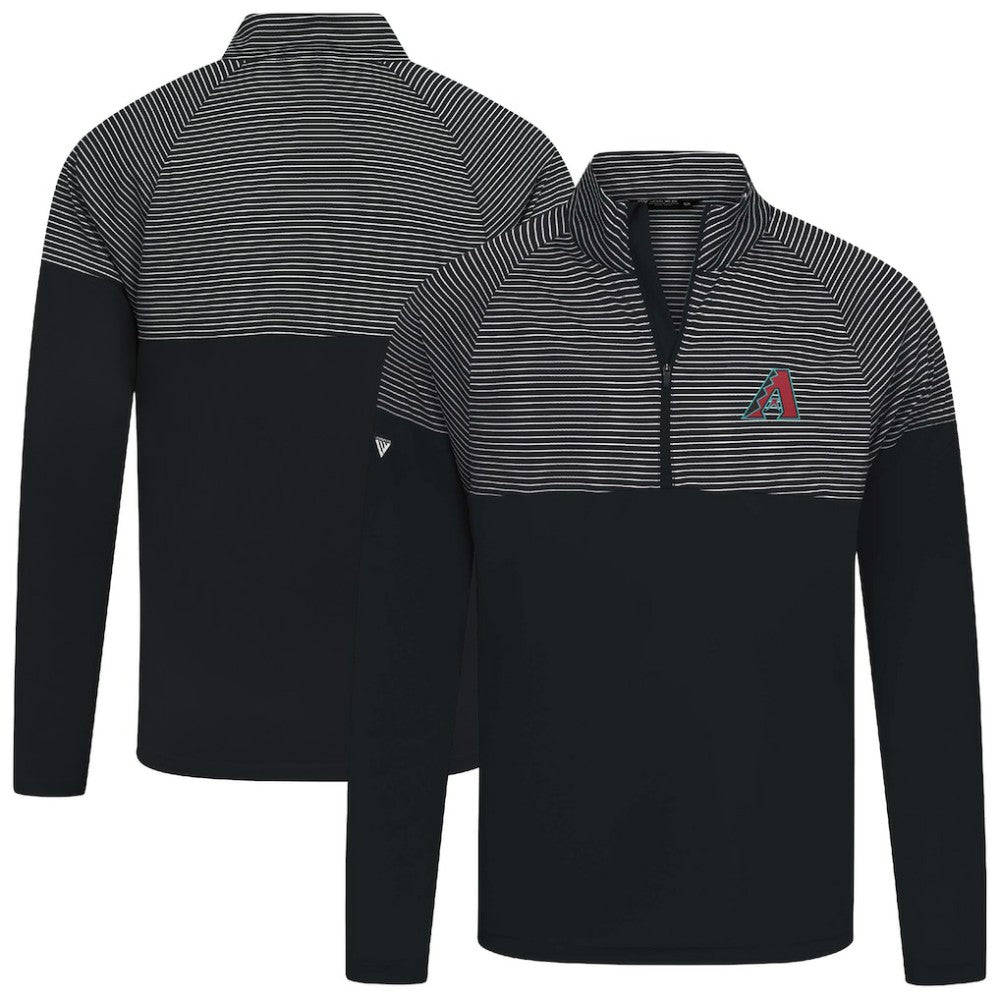 Black Arizona Diamondbacks Levelwear Classic Stripes Insignia 2.0 Pullover
