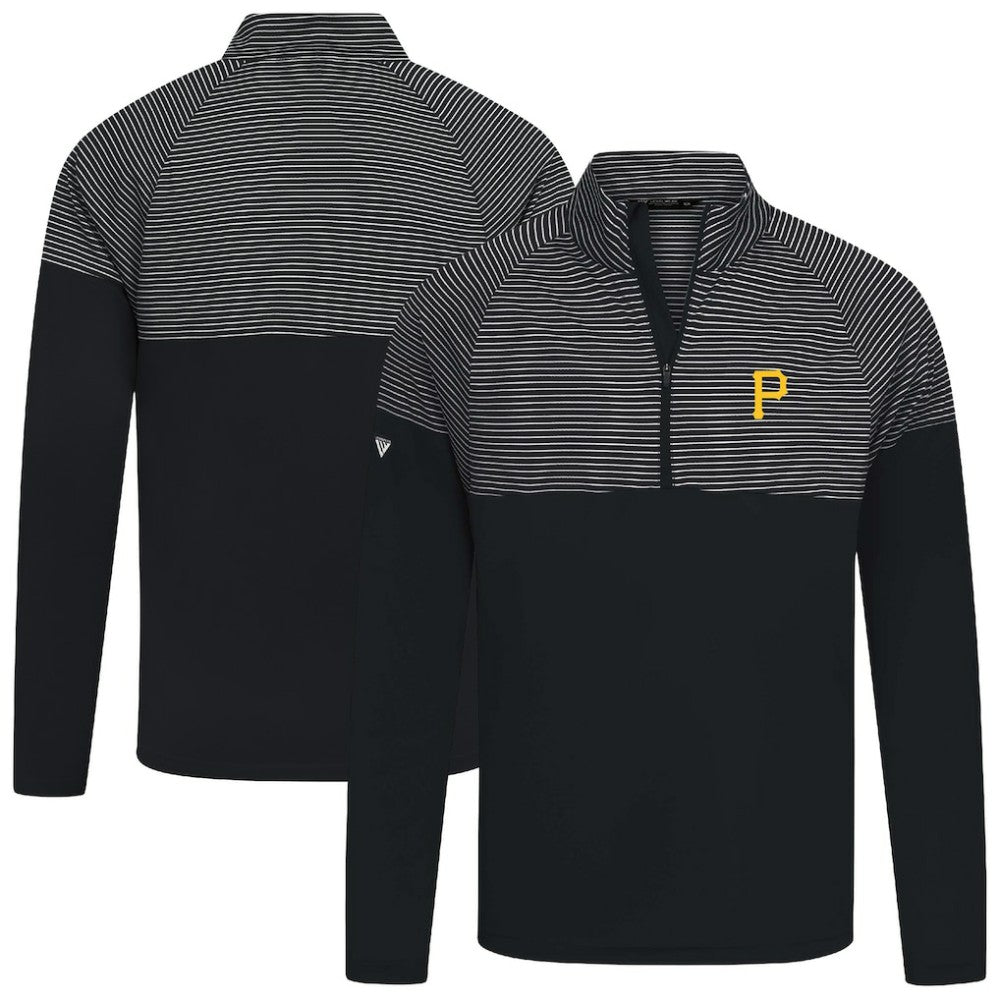 Black Pittsburgh Pirates Levelwear Classic Stripes Insignia 2.0 Pullover