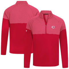 Red Cincinnati Reds Levelwear Classic Stripes Insignia 2.0 Pullover