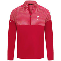 Red Philadelphia Phillies Levelwear Classic Stripes Insignia 2.0 Pullover