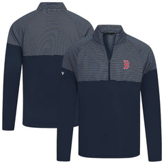 Navy Boston Red Sox Levelwear Classic Stripes Insignia 2.0 Pullover