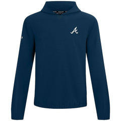 Navy Atlanta Braves Levelwear Action Insignia 2.0 Pullover Hoodie