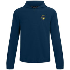 Navy Milwaukee Brewers Levelwear Action Insignia 2.0 Pullover Hoodie