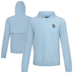 Light Blue San Diego Padres Levelwear Action Insignia 2.0 Pullover Hoodie