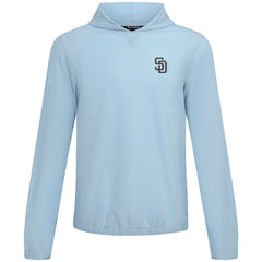 Light Blue San Diego Padres Levelwear Action Insignia 2.0 Pullover Hoodie