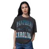 Starter Women's Oversized Hall of Fame T-Shirt - Carolina Panthers T-shirts