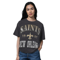 Starter Women's Oversized Hall of Fame T-Shirt - New Orleans Saints T-shirts