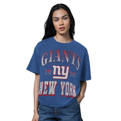 Starter Women's Oversized Hall of Fame T-Shirt - New York Giants T-shirts