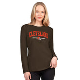 G-III 4Her by Carl Banks Women's Best Play Long Sleeve T-Shirt - Cleveland Browns T-shirts