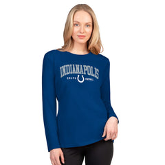 G-III 4Her by Carl Banks Women's Best Play Long Sleeve T-Shirt - Indianapolis Colts T-shirts