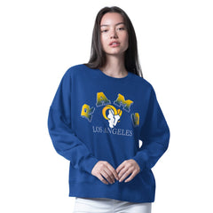 G-III 4Her by Carl Banks Women's Oversized Feud Sweatshirt - Los Angeles Rams Sweatshirts