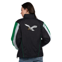Starter Women's Thursday Night Gridiron Half-Zip Jacket - Philadelphia Eagles Jackets