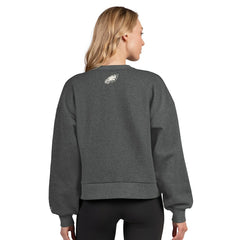 Starter Women's Show Up Cropped Fleece Pullover Sweatshirt - Philadelphia Eagles Pullover