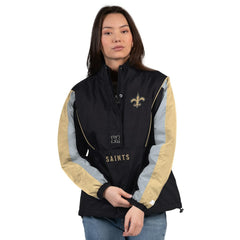 Starter Women's Thursday Night Gridiron Half-Zip Jacket - New Orleans Saints Jackets