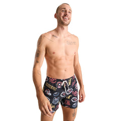 Chubbies The Neon 5.5" Classic Lined Swim Trunks - Kansas City Chiefs
